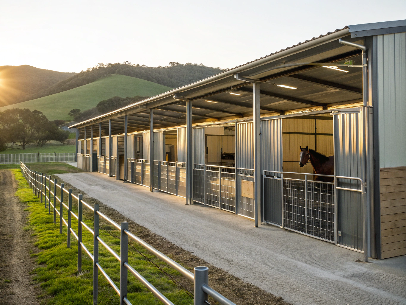 Miami Valley Custom Equestrian Barn