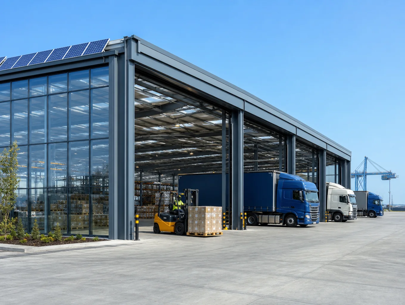 Light industrial post frame operations and manufacturing facility